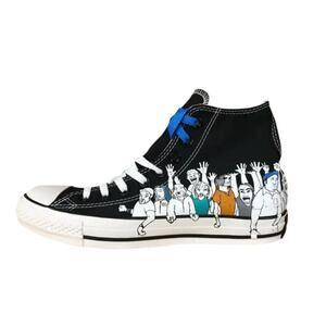 CONVERSE Men's Chuck Taylor All Star Hi Crowd High Top Sneakers Size 3 Black/Mul
